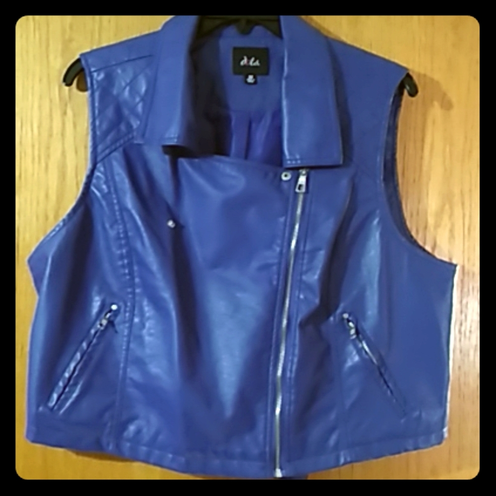 Faux Leather Vest